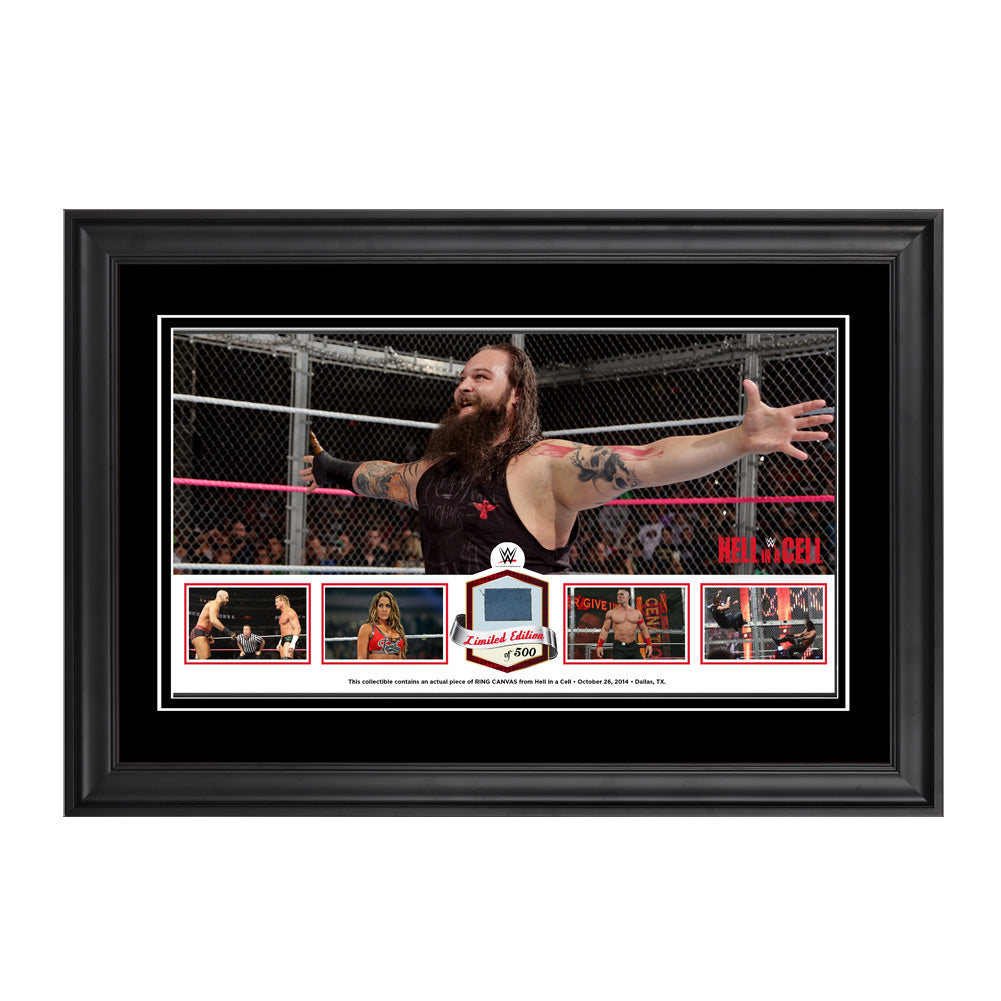WWE Hell in a Cell 2014 Commemorative Ring Canvas Plaque Pwcatalog