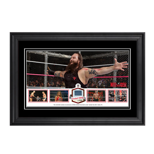 WWE Hell in a Cell 2014 Commemorative Ring Canvas Plaque Pwcatalog