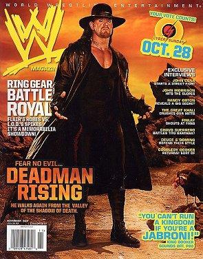 WWE Magazine November 2007 Magazine PWcatalog