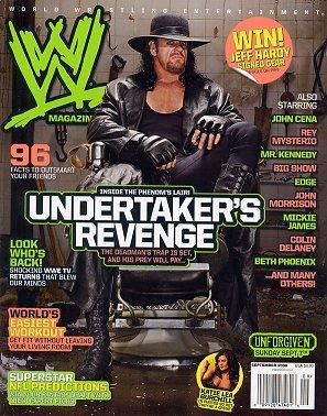 WWE Magazine September 2008 Magazine PWcatalog
