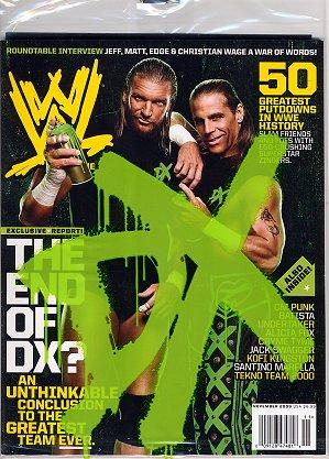 WWE Magazine November 2009 with DX plastic bag Magazine PWcatalog