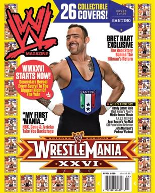 WWE Magazine April 2010 Santino Marella Magazine PWcatalog