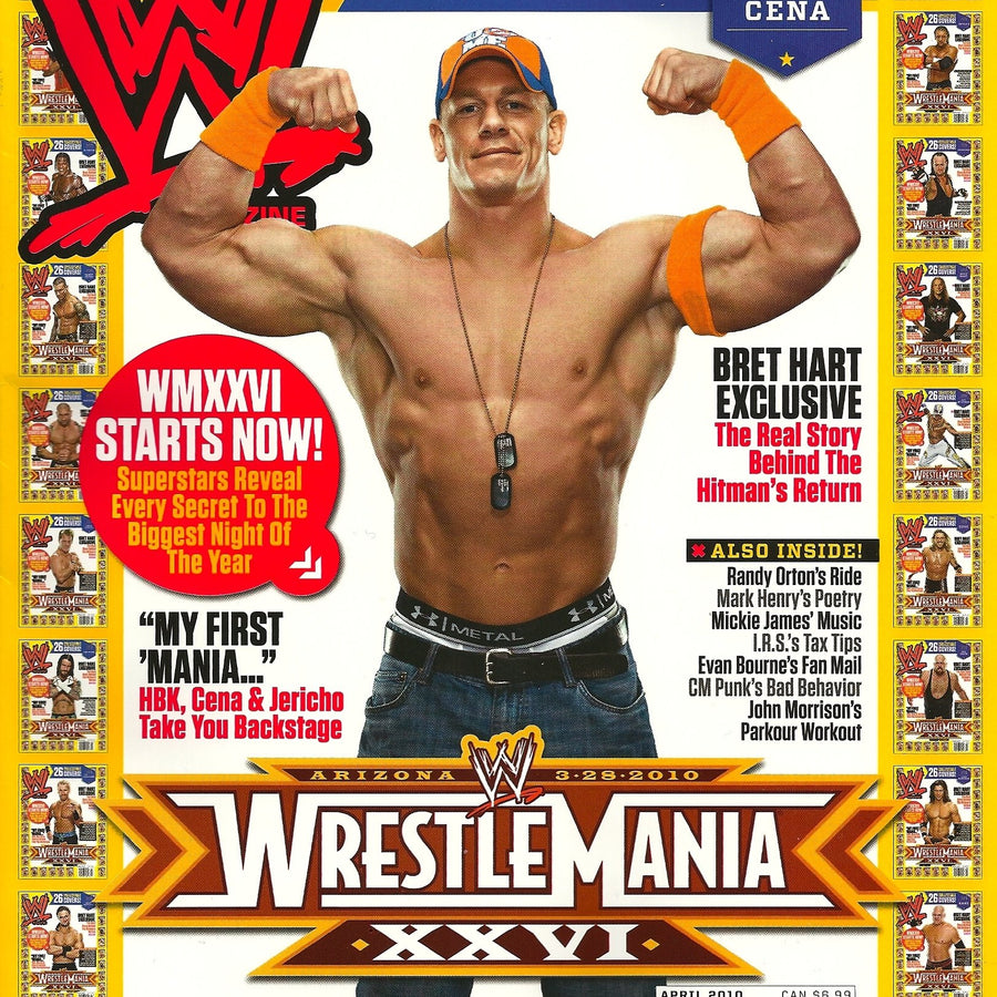 WWE Magazine April 2010 John Cena Magazine PWcatalog