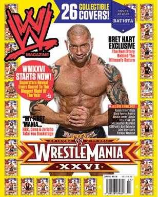 WWE Magazine April 2010 Batista Magazine PWcatalog