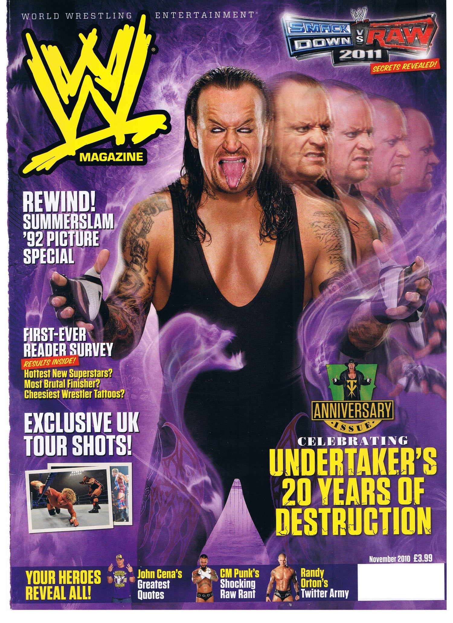 WWE Magazine November 2010 Magazine PWcatalog