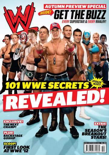 WWE Magazine September 2011 Magazine PWcatalog