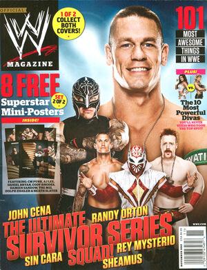 WWE Magazine November 2012 1 of 2 Covers
