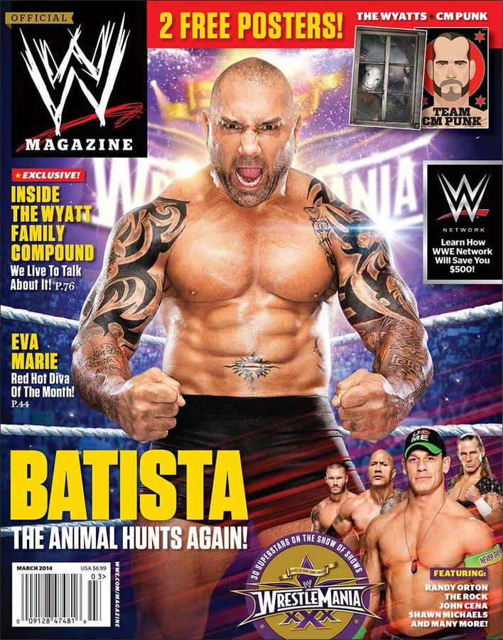 WWE Magazine March 2014 Magazine PWcatalog