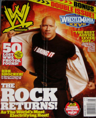 WWE Magazine April/May 2011 Magazine PWcatalog
