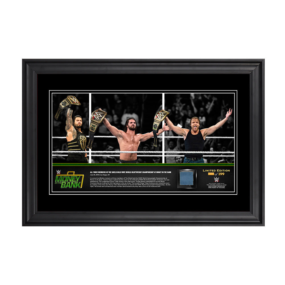 WWE Money In The Bank 2016 The Shield 13 x 21 Frame Pwcatalog