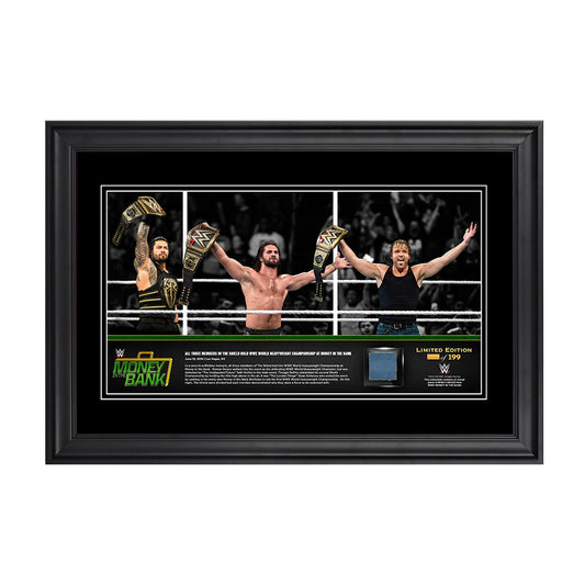 WWE Money In The Bank 2016 The Shield 13 x 21 Frame Pwcatalog