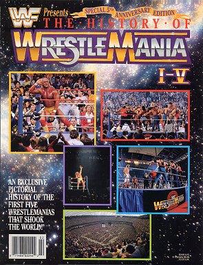 WWE Special the history of Wrestlemania 1 to 5 1990 Magazine PWcatalog