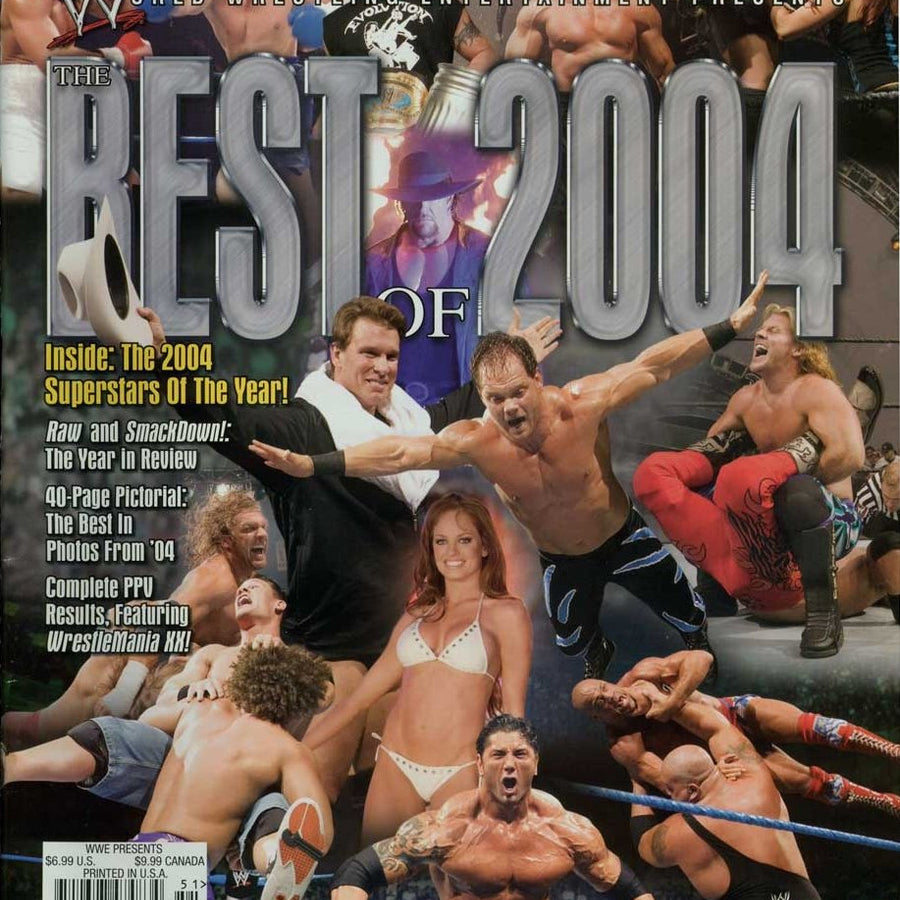 WWE Special best of 2004 Magazine PWcatalog