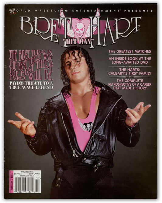 WWE Special Bret Hart 2006 Magazine PWcatalog