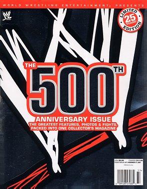 WWE Special The 500th Anniversary Issue 2007