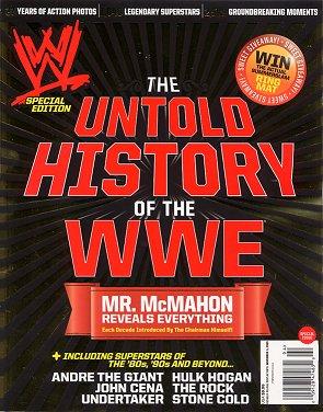 WWE Special untold history of the WWE 2009 Magazine PWcatalog