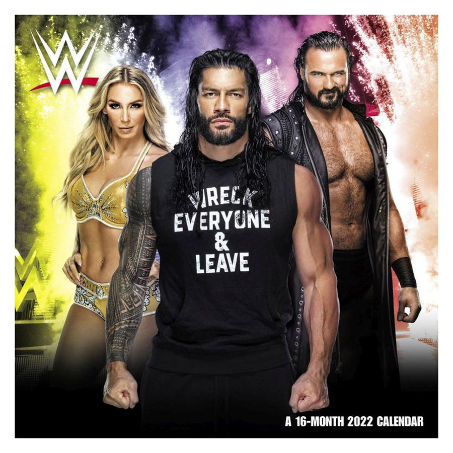 WWE Superstars 2022 Mini Wall Calendar Pwcatalog