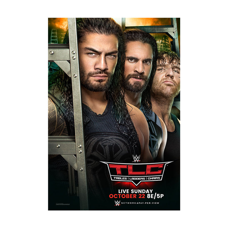 WWE Tables, Ladders, and Chairs 2017 Poster Pwcatalog