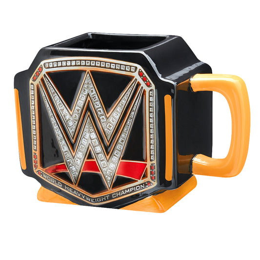 WWE World Heavyweight Championship Sculpted Mug