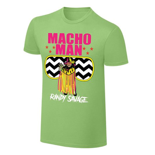 WWE X NERDS Macho Man Randy Savage Cartoon T-Shirt Pwcatalog