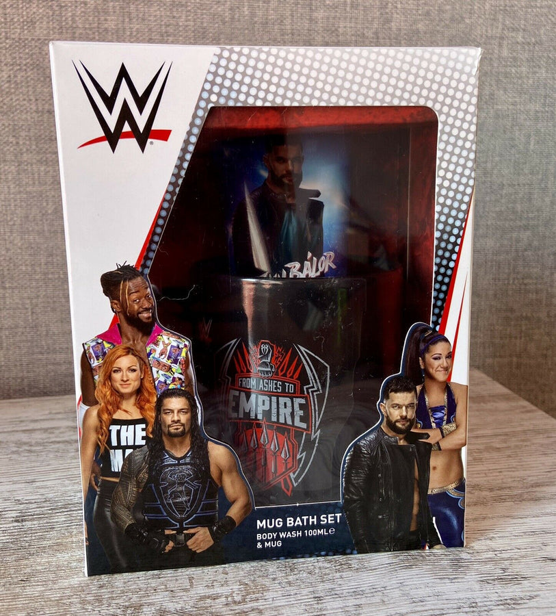WWE Mug Bath Gift Set Fragranced Body Wash