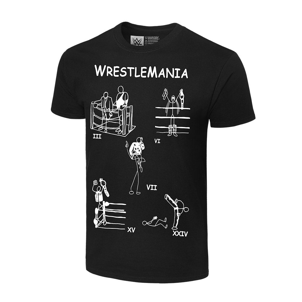 WWE x Fila WrestleMania T-Shirt Pwcatalog