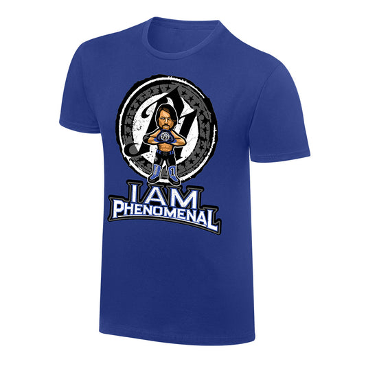 WWE x NERDS AJ Styles Phenomenal Cartoon T-Shirt