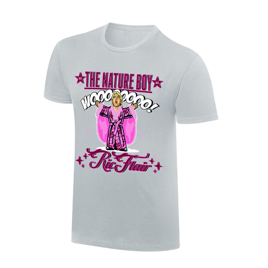 WWE x NERDS Ric Flair Nature Boy Cartoon T-Shirt Pwcatalog