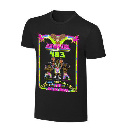 WWE x NERDS The New Day New High Score Cartoon T-Shirt Pwcatalog