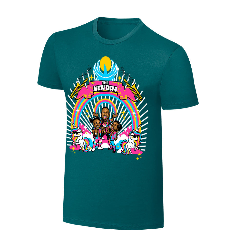 WWE x NERDS The New Day P.O.P Parade Cartoon T-Shirt Pwcatalog