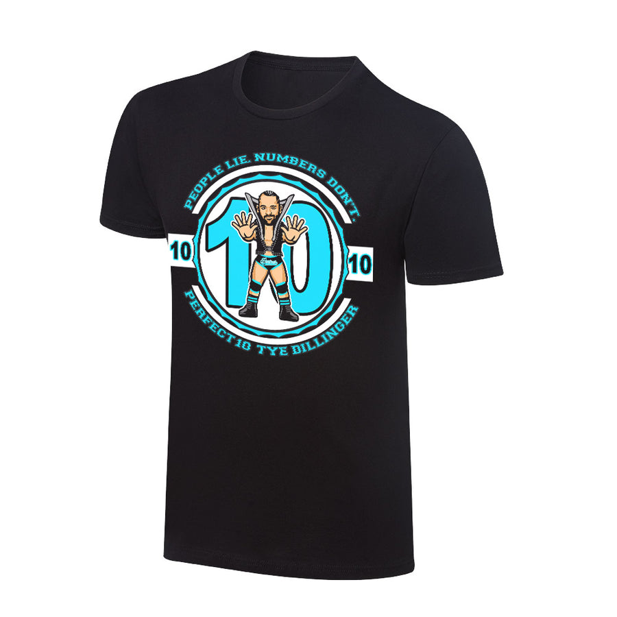 WWE x NERDS Tye Dillinger Numbers Don't Lie Cartoon T-Shirt