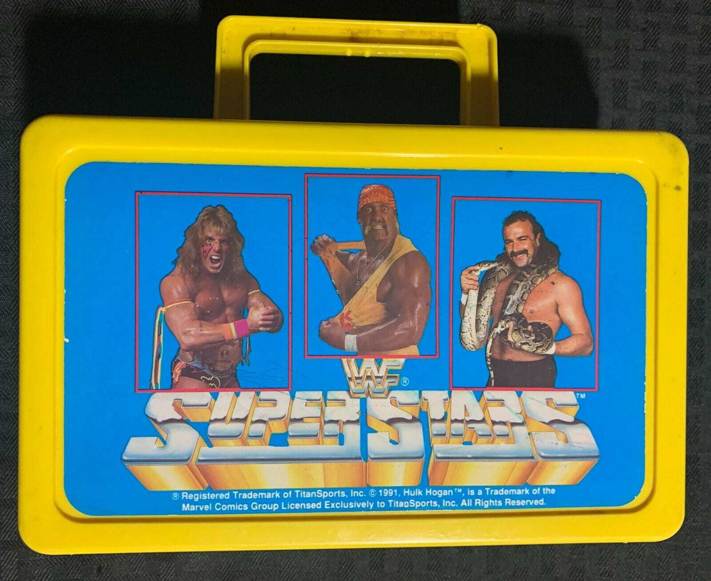 WWf superstars 1991 Lunch box