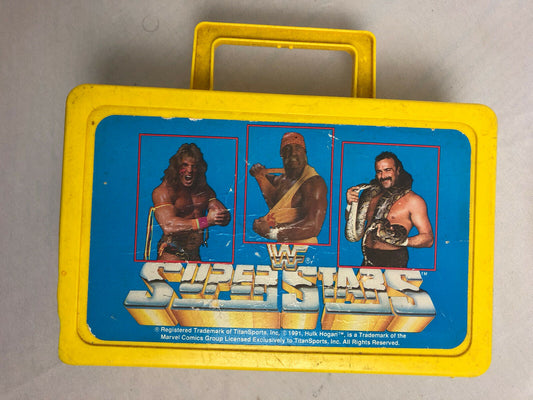 WWf superstars 1991 Lunch box