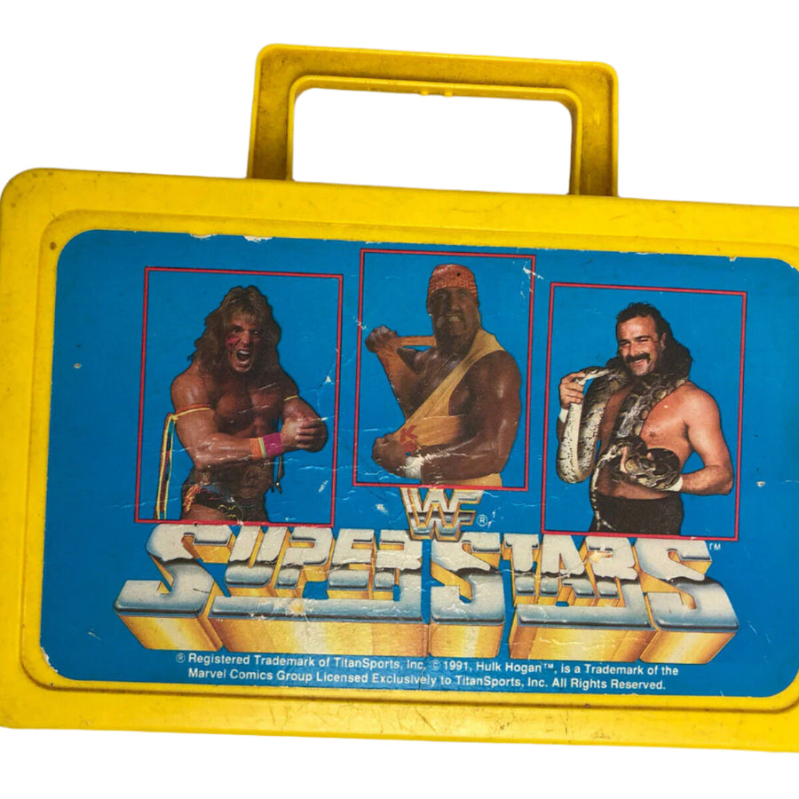 WWf superstars 1991 Lunch box Lunch Boxes & Totes PWcatalog