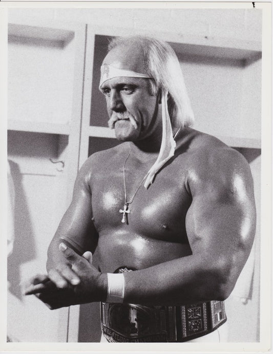 WWF-Promo-Photos1986-NBC-Saturday-Night's-Main-Event6-Hulk-Hogan/JYD-vs-Funk-Brothers-