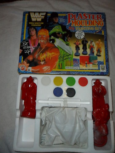 WWF Moulding Plaster and Painting Hulk Hogan, Undertaker, Bret Hart & Randy Savage