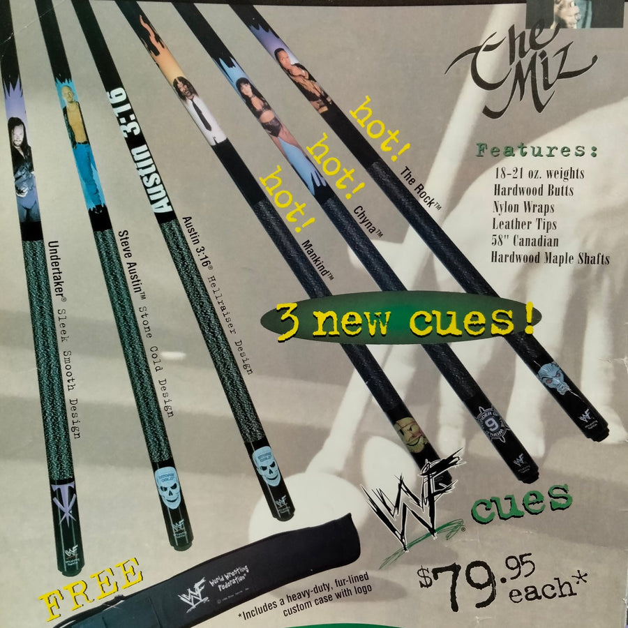 WWF Pool Cues 2000 Pwcatalog