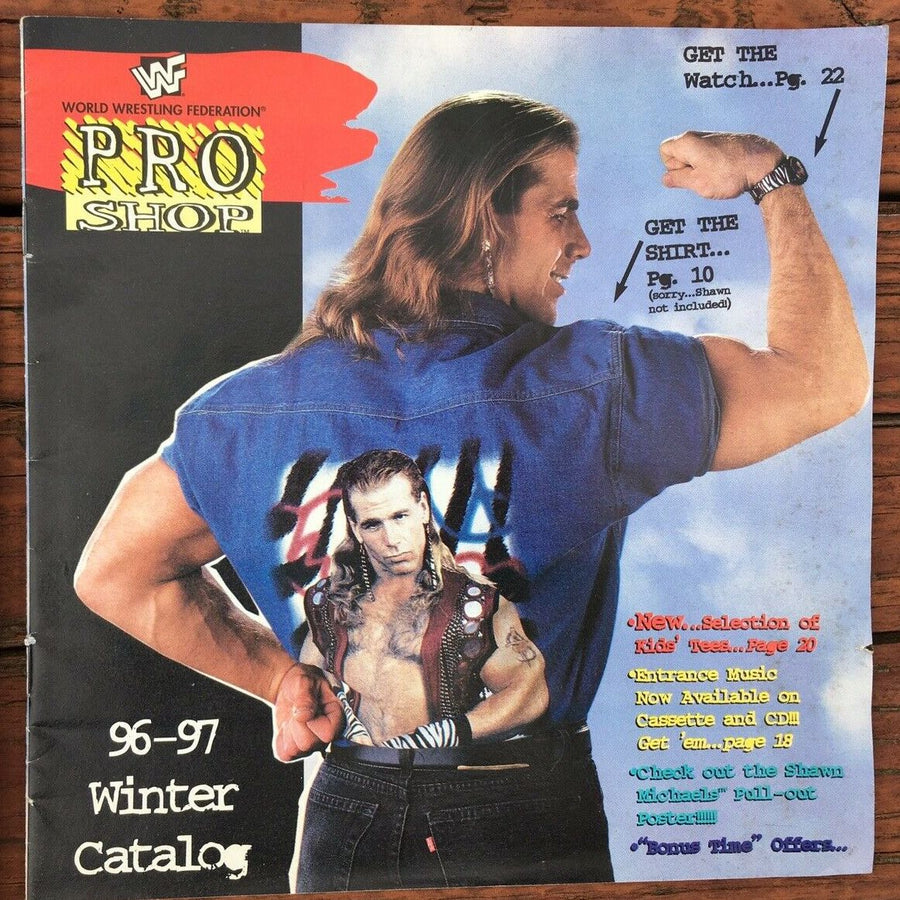 WWF Catalog Pro Shop 1996-1997 Winter Magazine PWcatalog