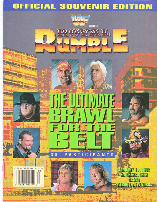 WWF Program Royal Rumble 1992