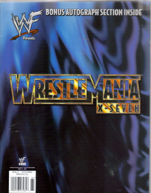 WWF Program Wrestlemania 17