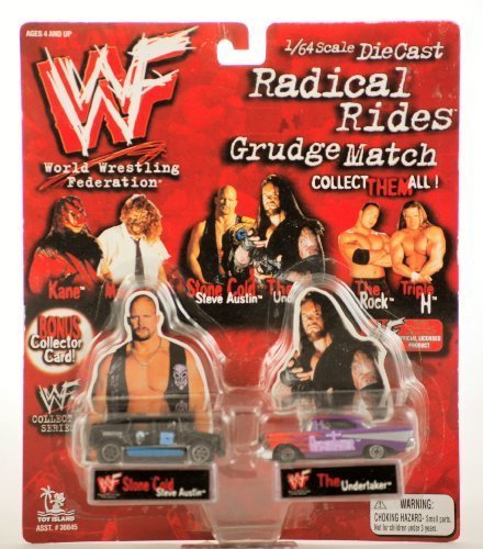 WWF Radical rides grudge match Steve Austin Undertaker PWcatalog