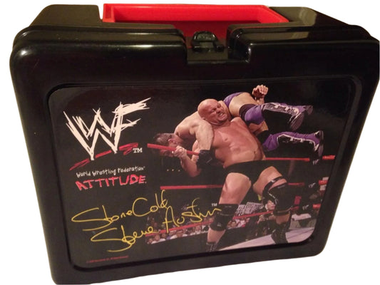 WWF The Rock Steve Austin 1999 Lunch Box
