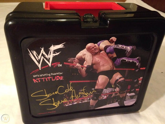 WWF The Rock Steve austin 1999  Lunch box