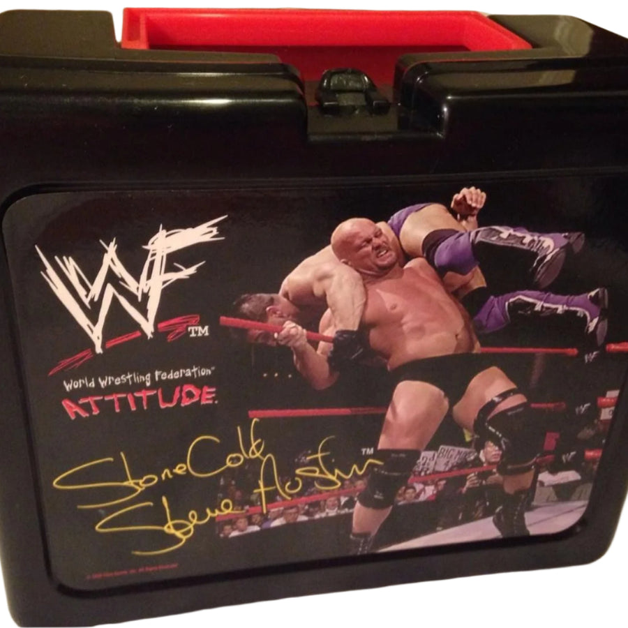 WWF The Rock Steve austin 1999 Lunch box Lunch Boxes & Totes PWcatalog