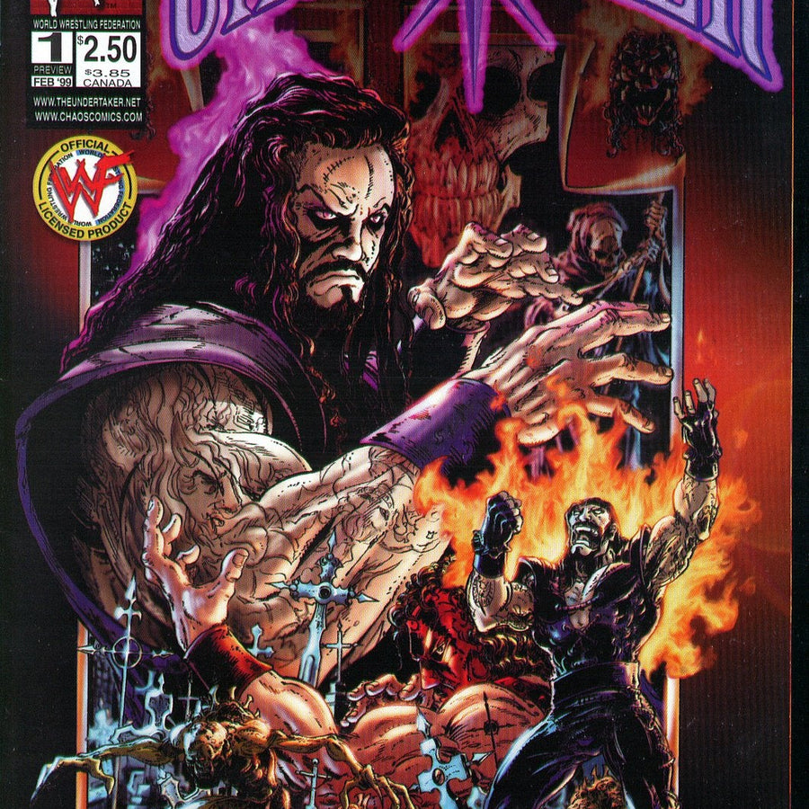 WWF Chaos Undertaker Vol 01 preview book Magazines & Newspapers PWcatalog