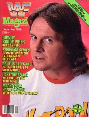 WWF Magazine December 1989 Magazine PWcatalog