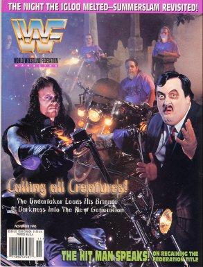 WWF Magazine November 1995 Magazine PWcatalog