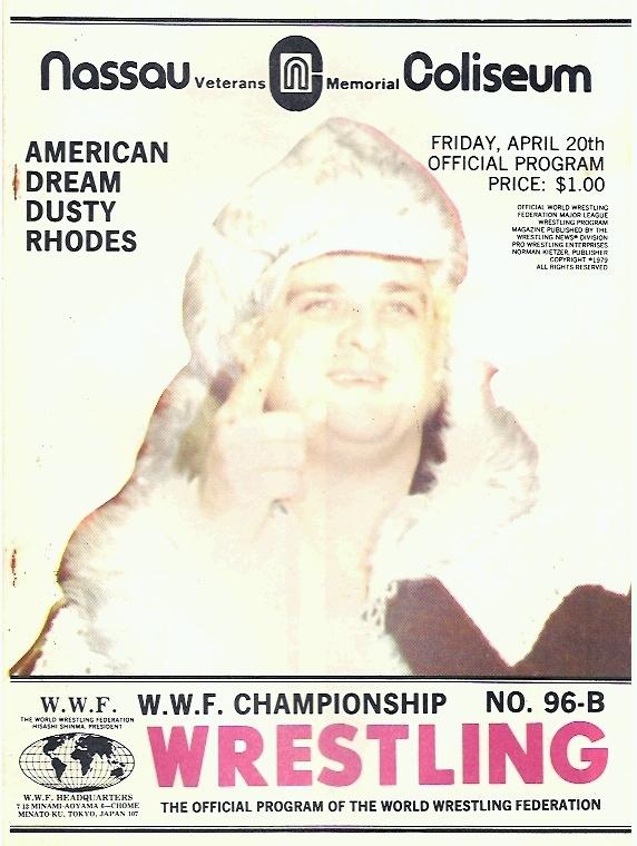 WWF Program Nassau April 1979 Magazine PWcatalog