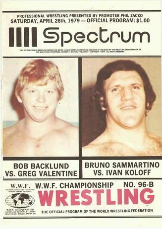 WWF Program SpectrumApril 1979