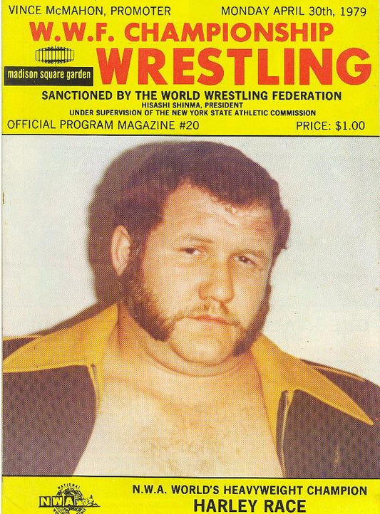 WWF Program MSG April 1979
